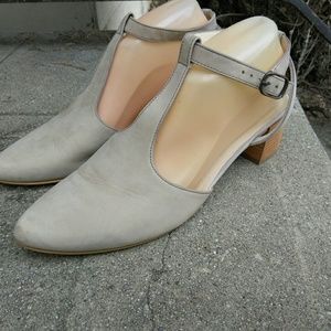 Paul Green T Strap Stacked Heel